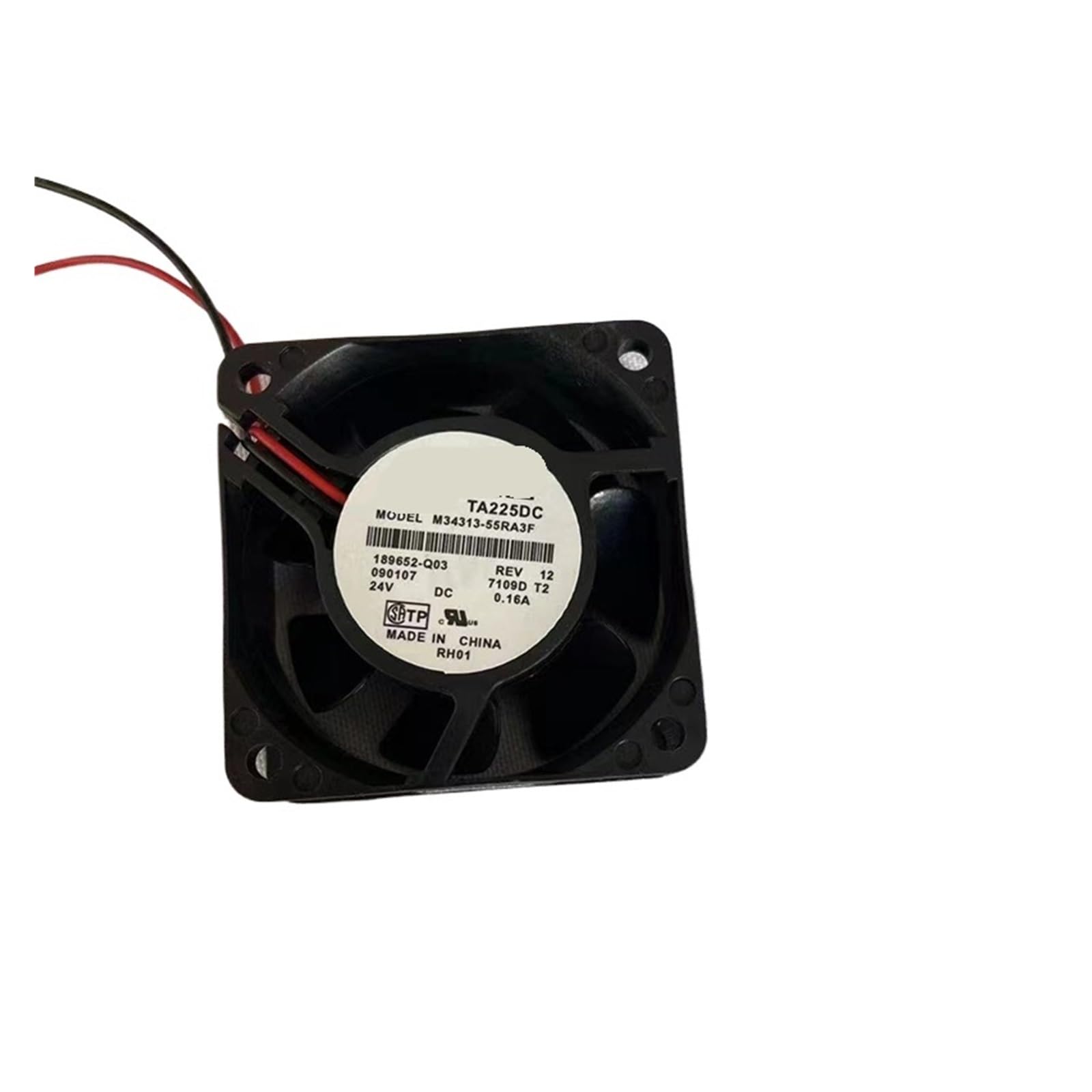 KNIUWMBMH 60mm M34313-55RA3F DC24V 0.16A 6025 2-Wire Inverter Cooling Fan