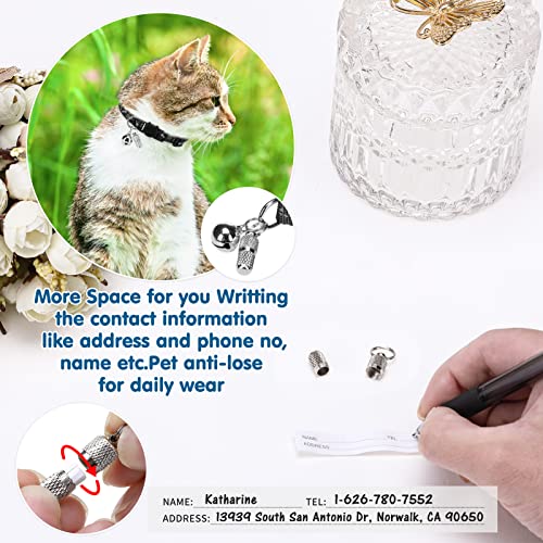 DILLYBUD Airtag Cat Collar Holder Reflective Air Tag Cat Collars Breakaway with Bell, Silicone Waterproof Airtag Case… - Image 6