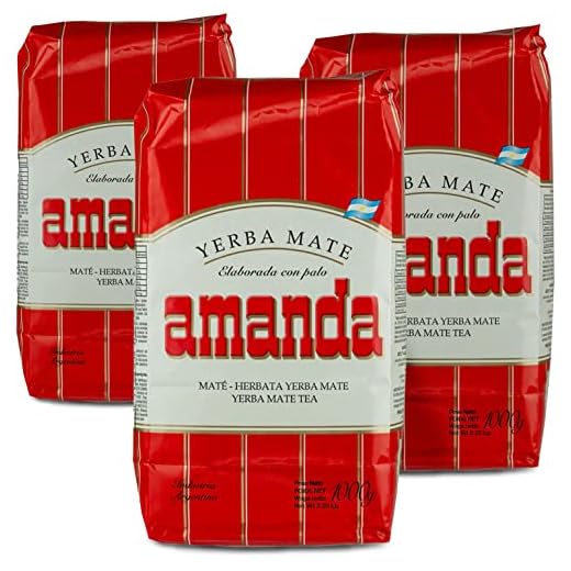 Amanda Yerba Maté Traditionnal 3 kg |Yerba Maté Argentine | Boisson revigorante et énergisante