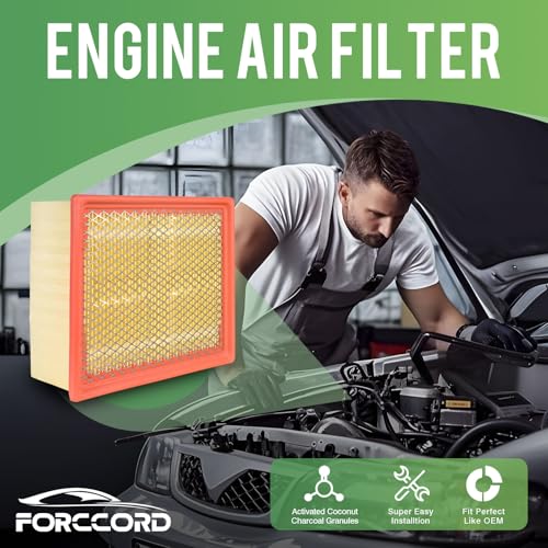 Image of Engine Air Filters for RAM 2500 3500 4500 2007-24 (L6 6.7L /V8 6.4L) | for Ram 5500 2007-2024, Replace #53034051AB 68517554AA (Cummins Diesel Engines), Engine Filter Replacement Car Accessories