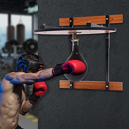 Piaocaiyin Speed Bag Platform, Wall Mounted Speed Bag, Heavy Duty Adjustable Speed Bag, Adjustable Speed Bag Platform Kit, Adjustable Height Wall Mount Boxing Bag With Boxing Training Kit #TOP3