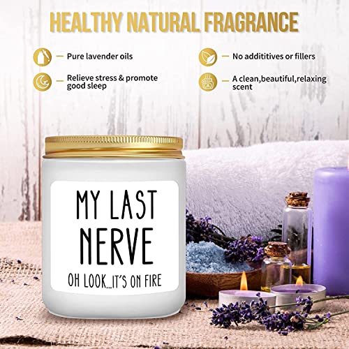 Scented Candles Gifts For Women, Funny Birthday Christmas Valentines Day Gifts For Her, Mom, Bff, Best Friends, Girlfriend, Sister(Lavender) #TOP6