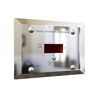 Clean Room Digital Differential Pressure Indicator Transmitter Range 0 to 100 Pascals Along with Calibration Certificate and Model AI-DP1-LED