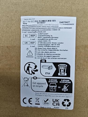 Ainiv Electric Engraving Tool Kit, USB Cordless Rechargeable Engraving Pen, Mini DIY Engraving Tool Kit, 30 Drill Rotary Carving Tools for Carving Glass Wood Metal Stone Plastic Jewelry, Silver - Image 8