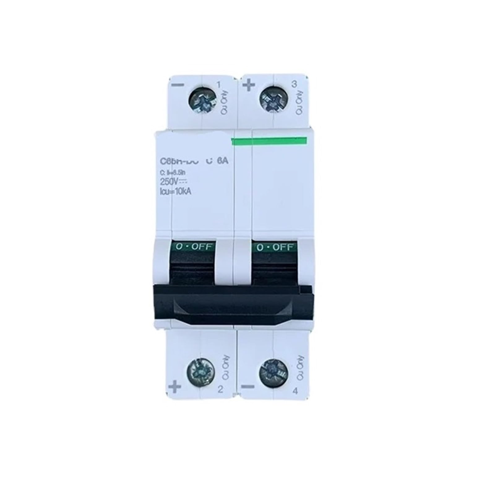 TYEXCZARF Circuit breaker C65H-DC 2P 63A 125V A9N22074 Direct Current Breakers Switch(40A)