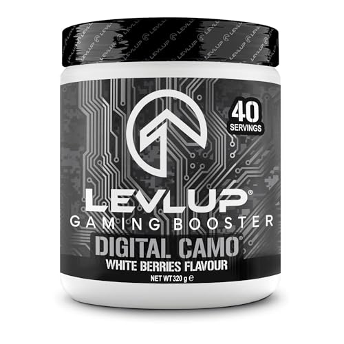 LevlUp Digital Camo Gaming Booster Weiße Beeren