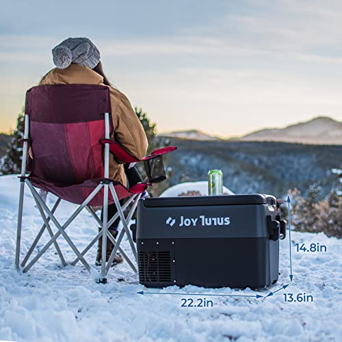 Joytutus Portable 12 Volt Refrigerator, 34 Quart / 32L Car Fridge With 12/24V Dc And 110V Ac, -4℉~50℉ Freezer, Electric Cooler With Compressor For Camping, Road Trip, Rv, Van, Truck, Vehicle, Boat #TOP3