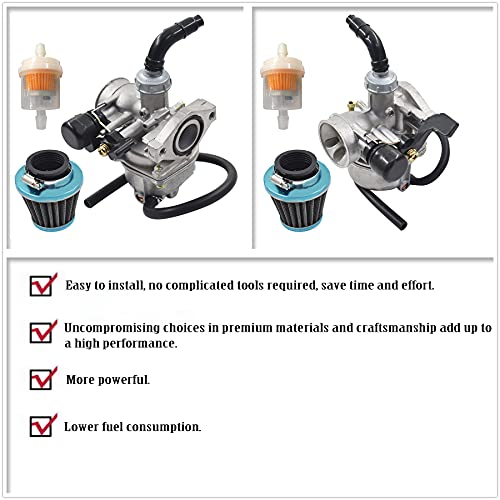 Pz19 Carburetor 50Cc 70Cc 90Cc 110Cc 125Cc Replacement For Atv Dirt Bike Go Kart With Air Filter #TOP4