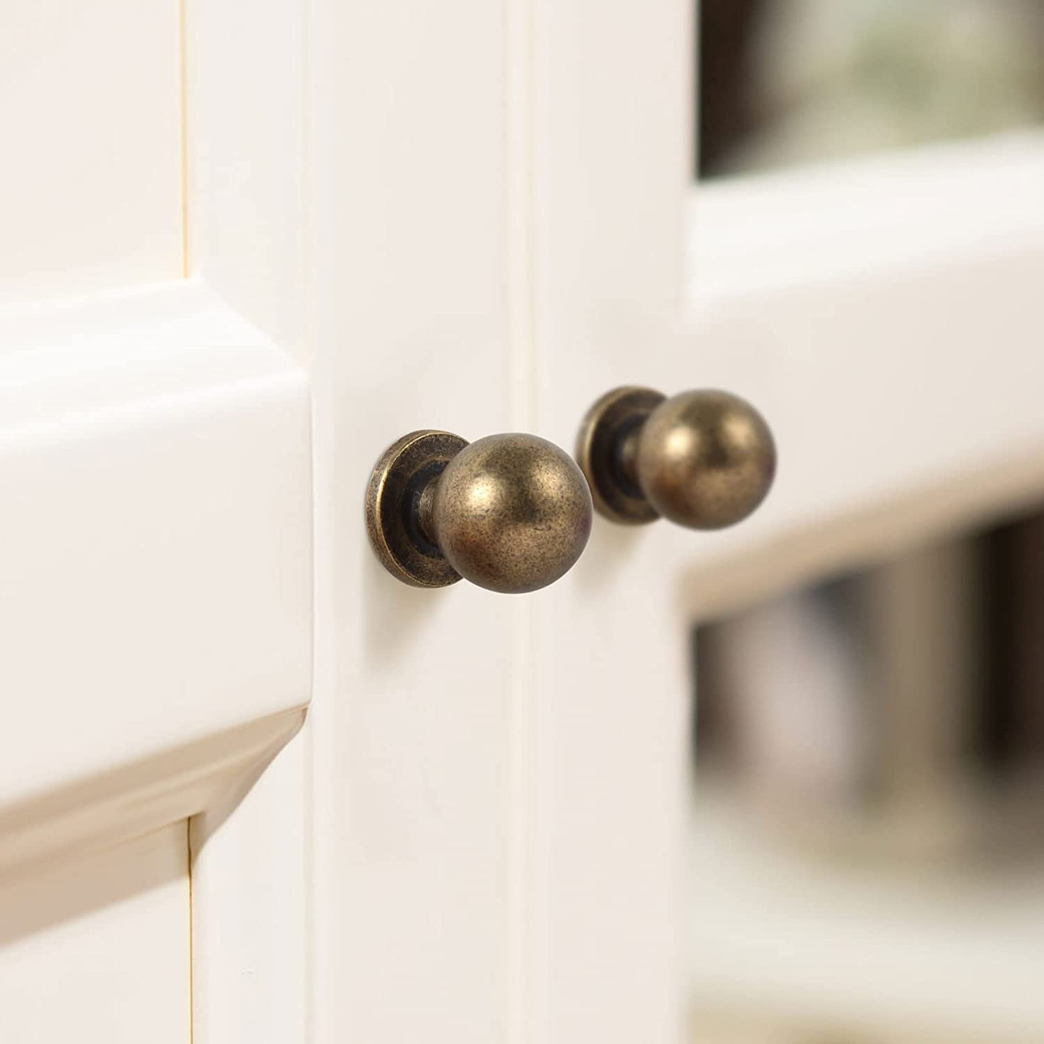 Amazon | MroMax 家具取っ手つまみ アンティーク調ハンドル 取っ手 丸