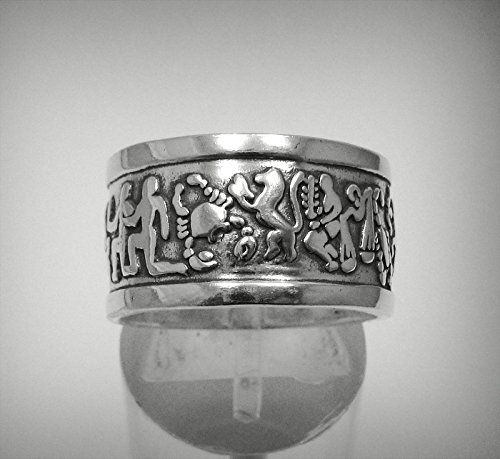 Sterling silber 925 Ring Sternzeichen band Größe 52-69 R001219