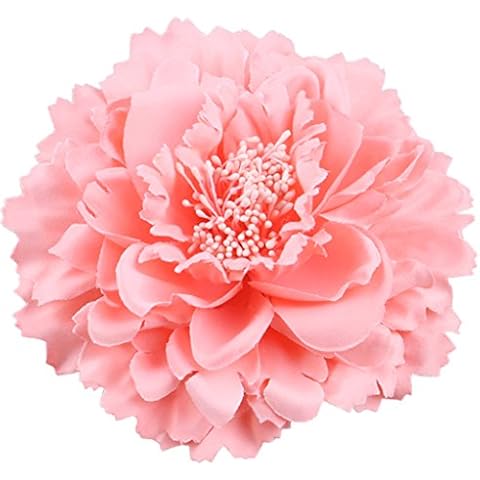 Hair Flower Clips Brooch Boutique Hair Accessories Bohemia Hairpins for Women Girls (Pink) 1 Count (Pack of 1) Cover