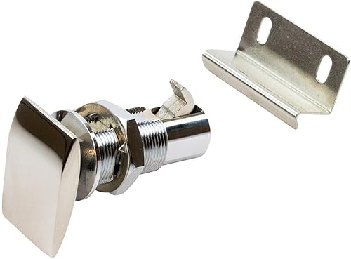 Sea-Dog Pestillo del gabinete del botón - Rectangular 225420-1