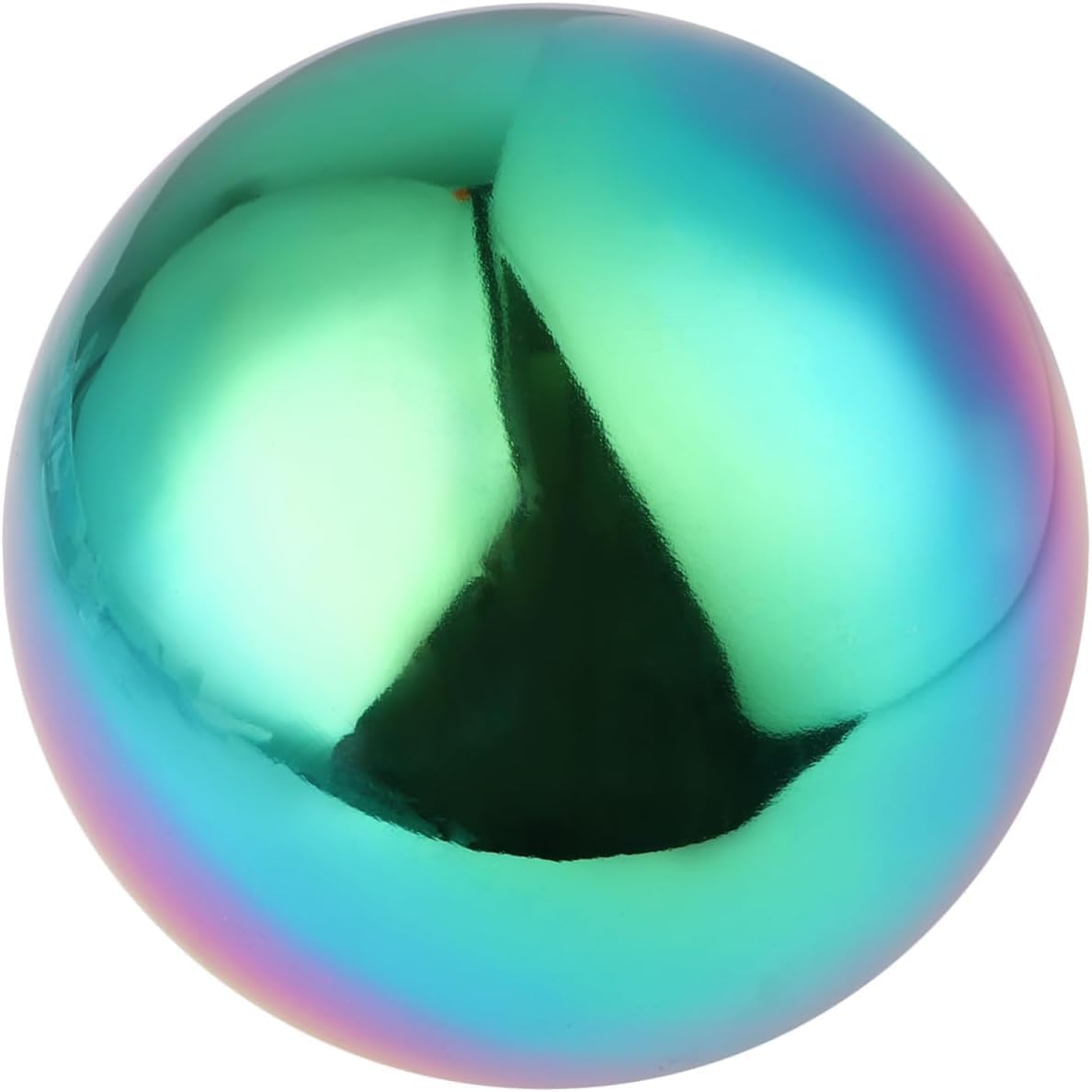 1pc Shiny Sphere Garden Reflective Stainless Steel Mirror Rainbow Gazing Polished Ornament Sphere Polished Reflective Smooth Reflective Ballornament Disco Polishing Ball Hollow