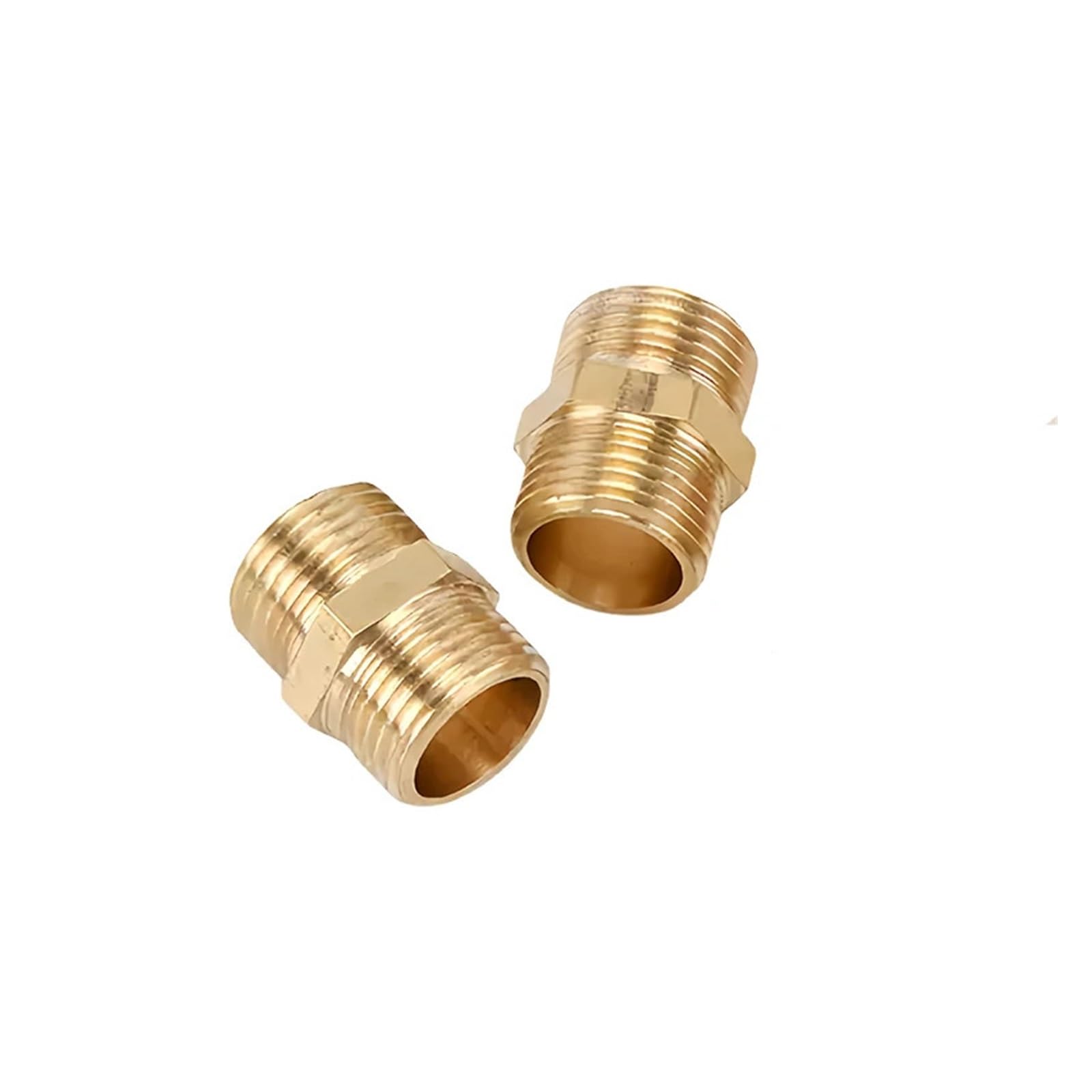 IDGTTLDF 1pc Brass Equal Diameter Metric Thread M20x1.5 to Male Thread M20x1.5 Pipe IDGTTLDF