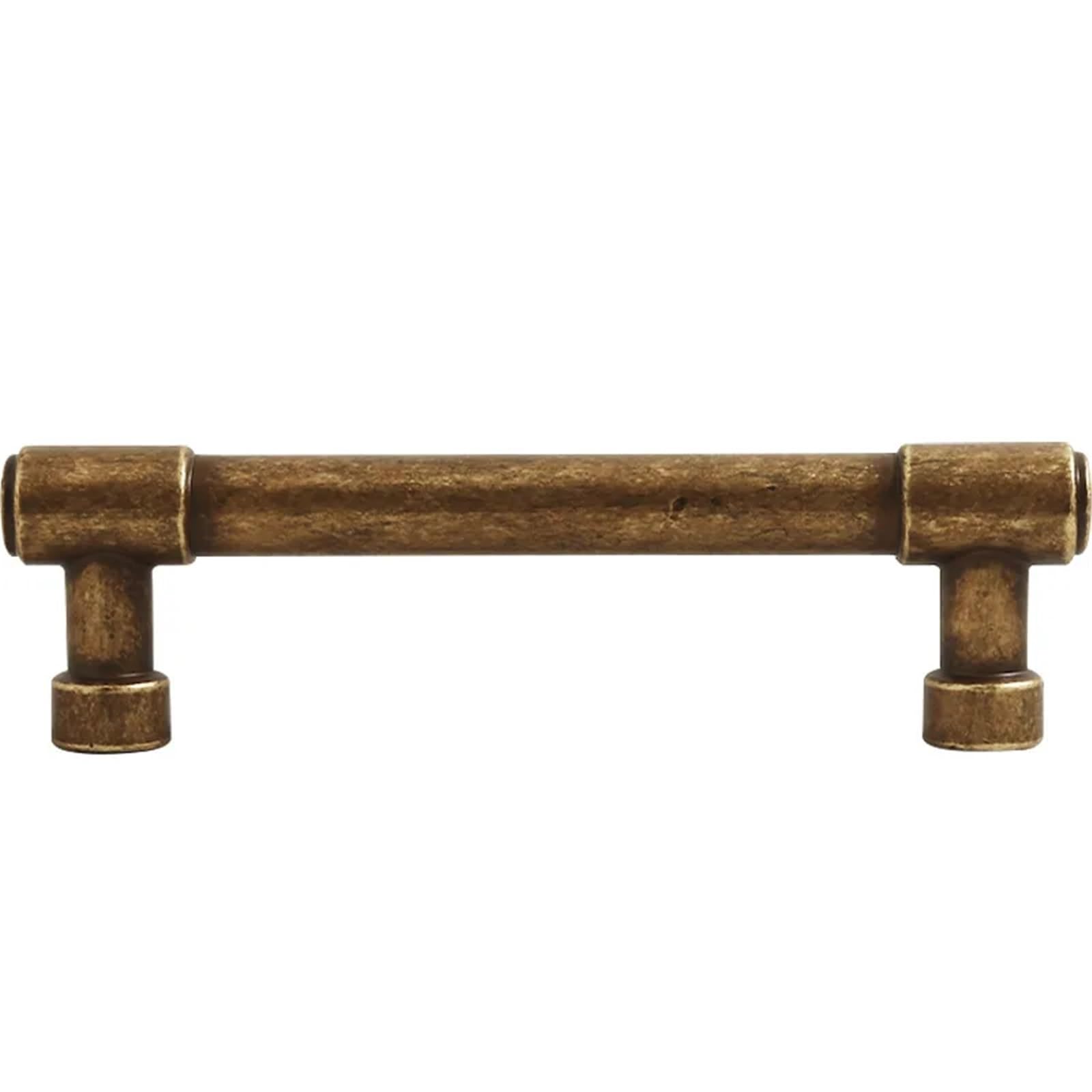 Kdhcvkz Antique-128Mm 1Pcs Antique-Style Wardrobe Door Handles, Silver Kitchen Shoe-Cabinet Pulls, Distressed Drawer Pulls Brushed-Gold Furniture Handles(Antique-128Mm)