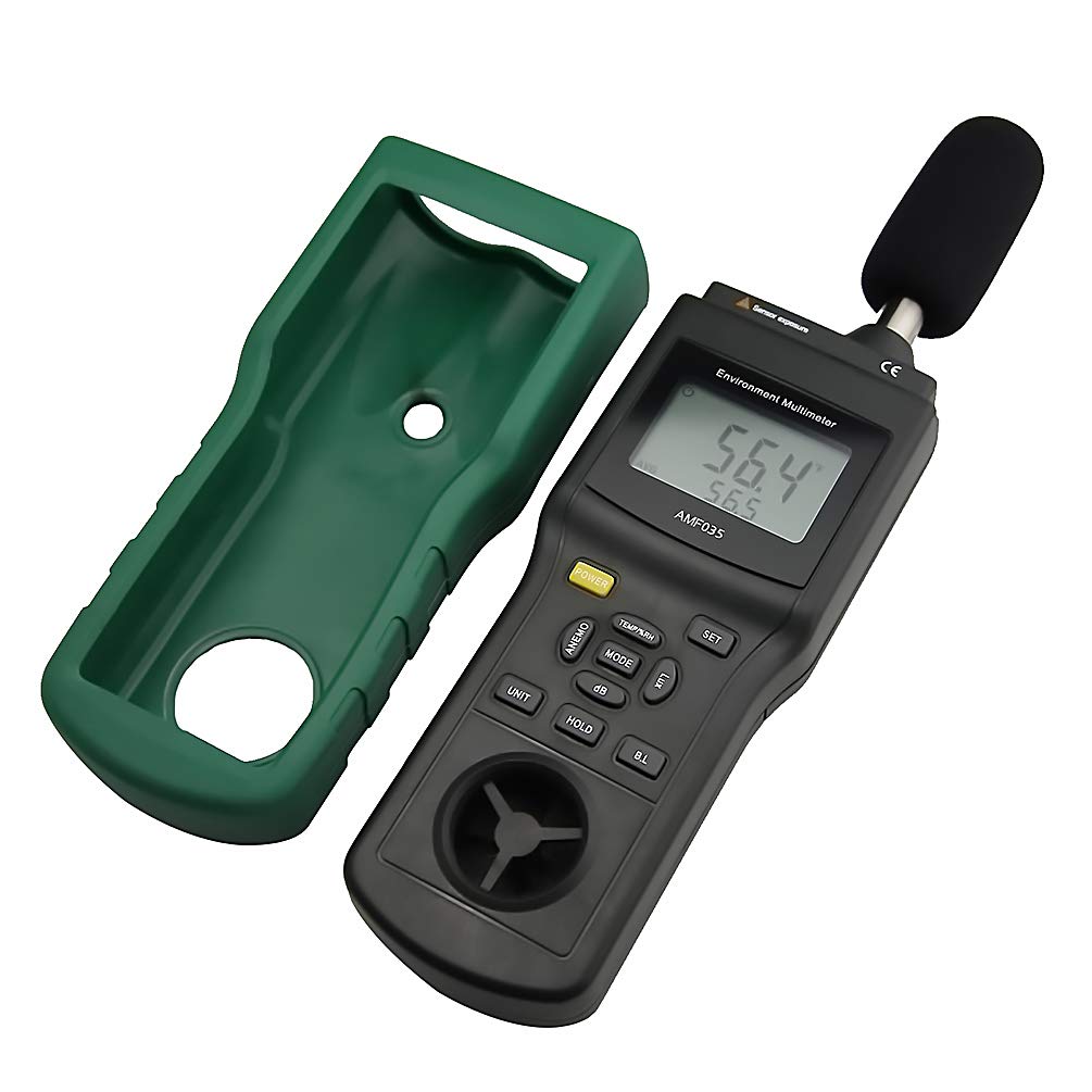 Multi-Functional Environmental Meter Anemometer Sound Level Air Flow Meter LUX Meter Luminometer Humidity Temperature Meter with Tripod product thumbnail 6