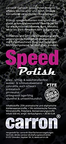 carron® Original Speed Polish Autopolitur für einfaches und schnelles Polieren für besten...