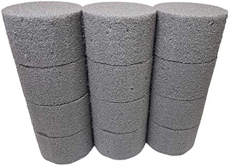 12 Flower Arranging Foam Blocks - Dried Flower Foam Block for Wedding Arrangement - Round Floral Foam Sponge Block - DIY Craft Supplies