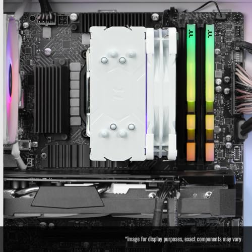 Image of Thermaltake LCGS Quartz i1460 Gaming Desktop (Intel Core i5-14400F, ToughRam DDR4 3600Mhz 16GB RGB Memory, NVIDIA GeForce RTX 5060, 1TB NVMe M.2, WiFi, Windows 11) S2QT-B760-560-LCS