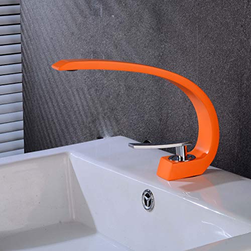 Innovation Lxy Wasserhahn Bad Wasserfall Mischbatterie Waschbecken Die verkupferung Farbe Big Bend Badezimmer Waschtisch Armatur Cover