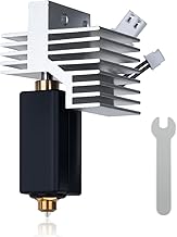 Upgrade Centauri Carbon Ceramic Hotend, High Temperature Extruder Print Head 0.4 mm Tempered Steel Nozzle and Silicone Cover Compatible with ELEGOO Centauri Carbon 3D Printer