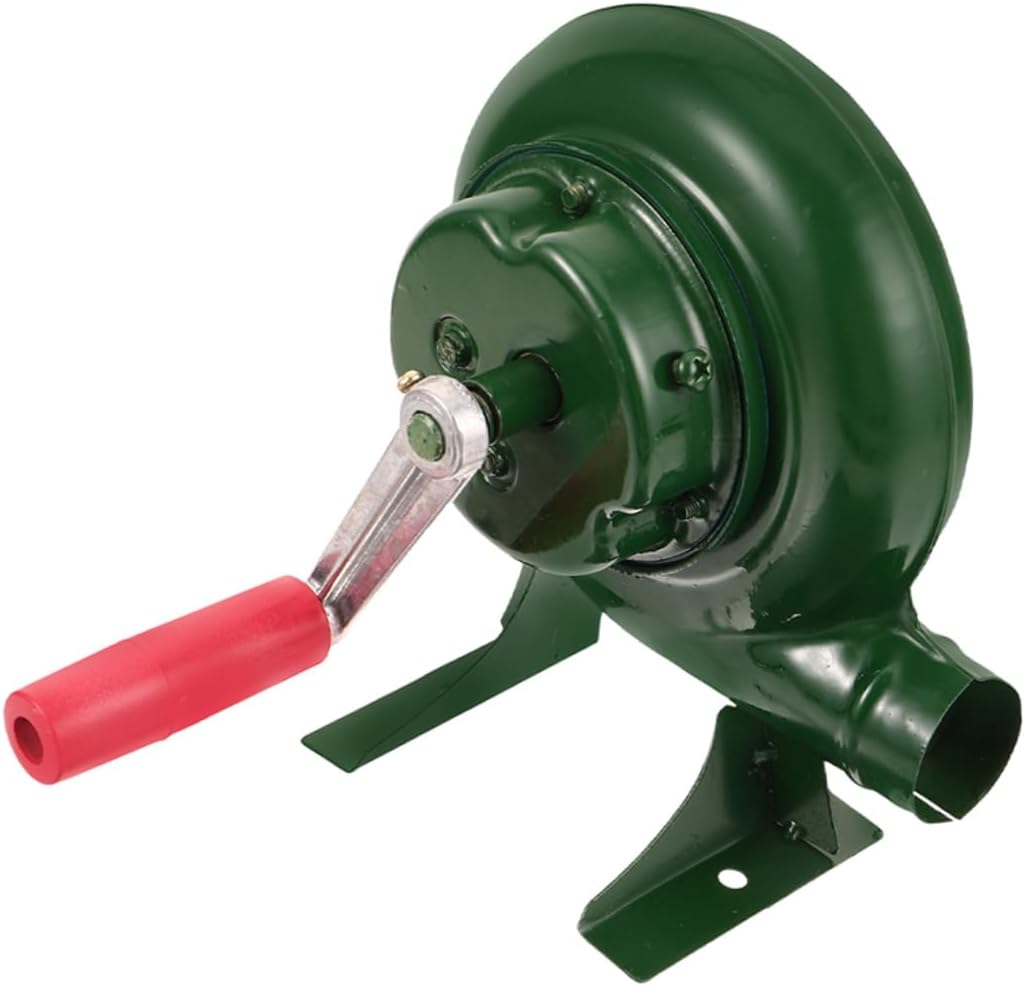 200w Portable Manual Air Blower for Bbq Camping and Fireplace Durable Handheld Fan for Quick Lighting Compact Design for Outdoor Use Fire Blower