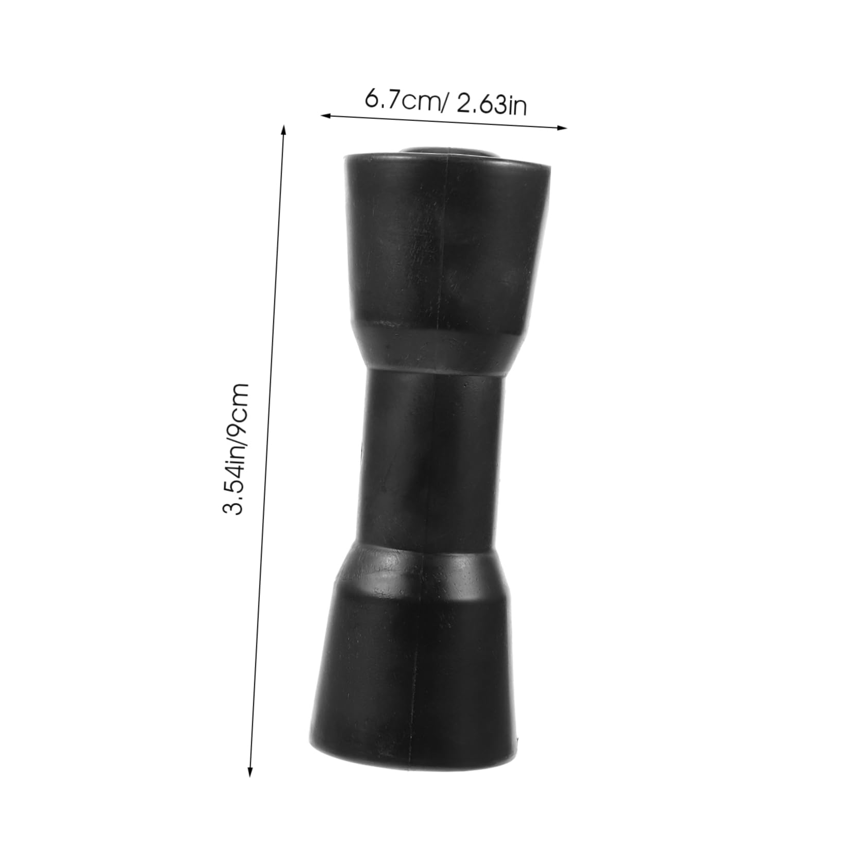 Abaodam Rullo di Ricambio per Barche, per Rimorchio Yacht, PVC Nero
