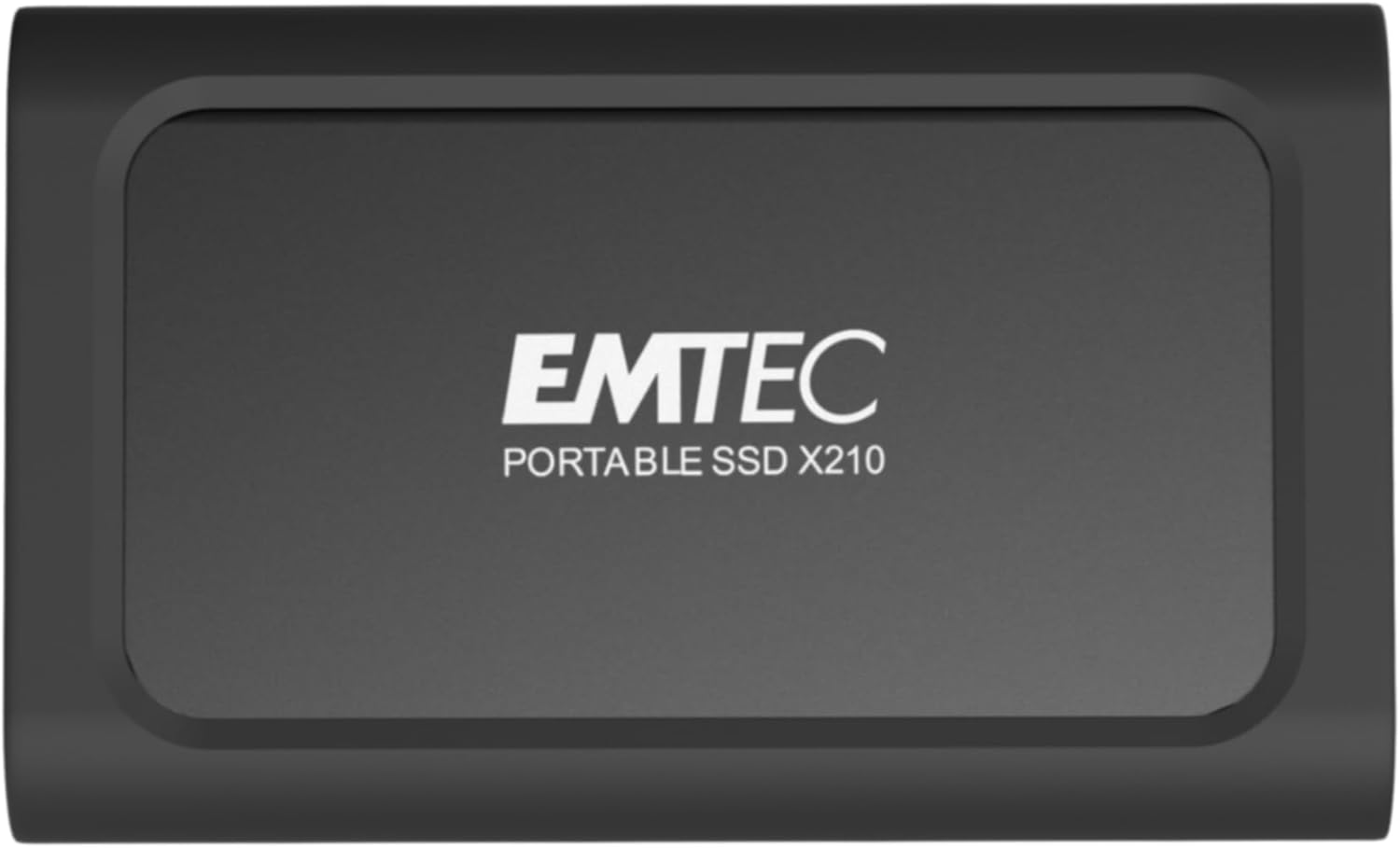 Emtec X210 Elite 2TB External Solid State Drive - Backward Compatible USB 3.2 Gen1 and 2.0-3D NAND Flash Technology - USB-C 3.2 Gen2 to USB-A Cable and Silicone Protective Case Included