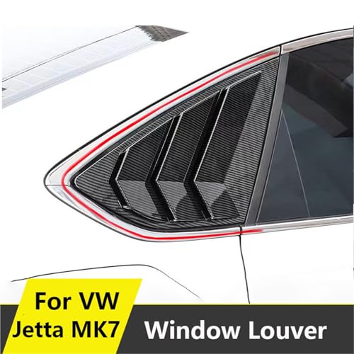 Persiana ventana trasera Jetta MK7, embellecedor lateral de coche para tus viajes diarios 2