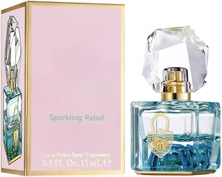 Sparkling Rebel Eau de Parfum for Women, 0.5 oz – Fruity‑Floral Scent with Water Lily & Praline