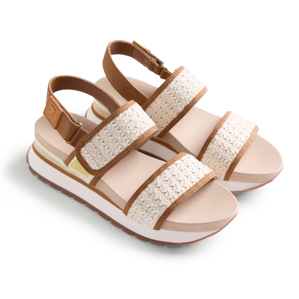 GIOSEPPO Women's Dodoma Adjustable Strap, Beige, 3.5 UK