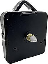 Quartz Sangtai 6168s Non Ticking Quiet Sweep Clock Mechanisms Battery Powered Replacement Plastic Motor 3.6mm & 5.5mm Hand Holes Wall Clock Repair (Short - 6mm Gold Thread)