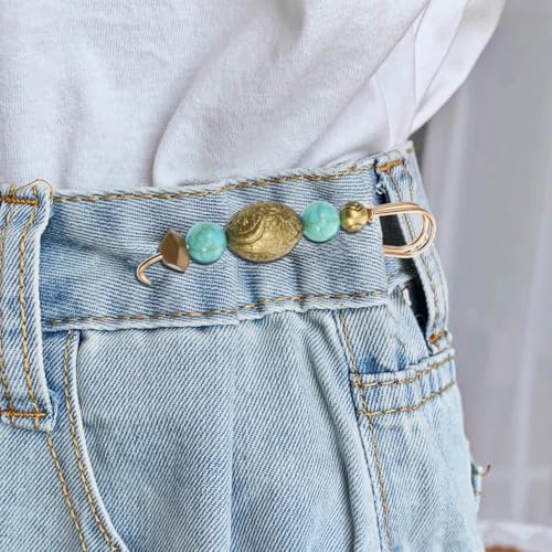 PRETYZOOM 3 Pièces Broches Epingles Broches Vintage Rétro Cardigan Clip Épingle à Châle de Pull Broche Elégante Pantalons Robe Jupe Taille Décoration Accessoires – vue 4