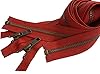 2pcs 30 Inches Jacket Zippers Ykk #5 Antique Brass- Metal Teeth Separating for Crafter's Special Made in USA (Hemlock Green - 890) #5