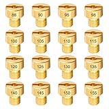 CQSPMOTO 16pcs Carburetor Jet Kit Main Jets for Mikuni VM22 VM24 VM26 VM30 125cc 150cc 200cc 250cc Mini Bike Dirt Bike Pit Bike ATV Go Kart 88 90 95 98 100 105 110 115 120 125 130 135 140 145 150 155