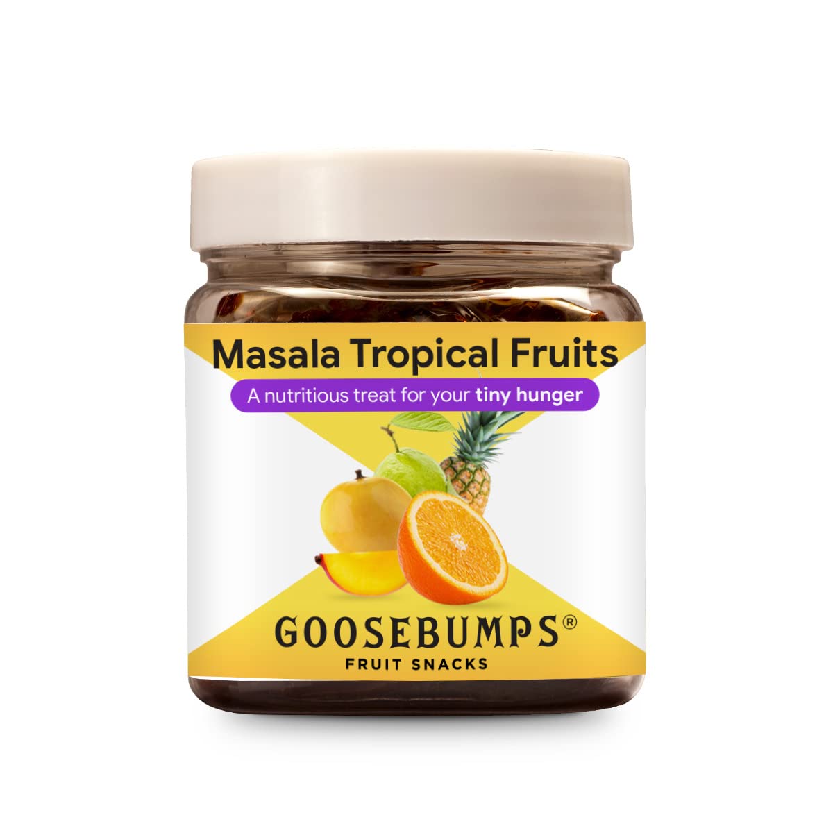 Goosebumps Masala Tropical Fruits | Dehydrated Citrus Fruits Mix - Orange, Mango, Guava & Pineapple | Chatpata Dried Fruits Healthy Snack for Kids and Adults | 250 GMS (B08F9ZPRGL) Amazon Price History, Amazon Price Tracker