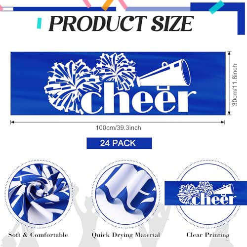 Acellegic 48 Pcs Cheerleader Gift Bulk for Team Cheer Cups Towels, Blue by Acellegic - Used condition - Image 2