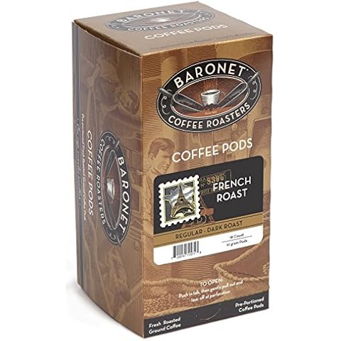 Baronet Coffee French Dark Roast, 18-Count Coffee Pods (Pack of 3) Cover