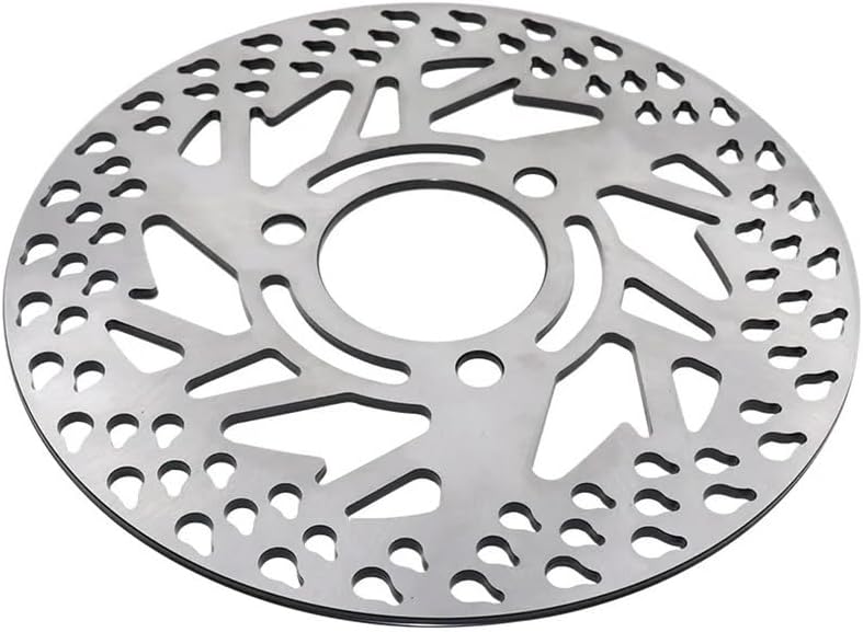 220mm 3 Hole Brake Disc with 70mm Hole Spacing Front and Rear Rotor Disc for Motorcycles Dirt Bikes ATV