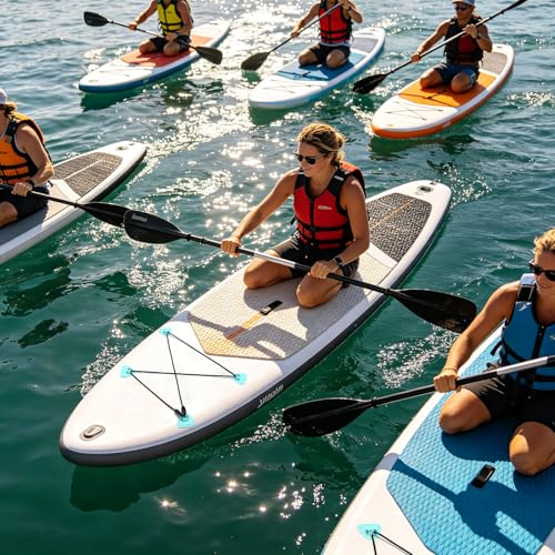 TOBWOLF 4PCS Stainless Steel Paddle Board D-Ring Kit with 12Ft Bungee Cord by TOBWOLF - Image 7