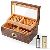 Woodronic Cigar Humidor with LED Display