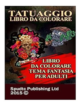 Tatuaggio Libro Da Colorare : Libro Da Colorare Tema Fantasia per Adulti