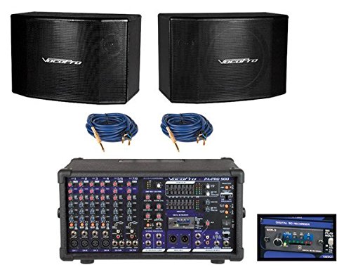 VocoPro Karaoke System, Black (PAPROUNO)