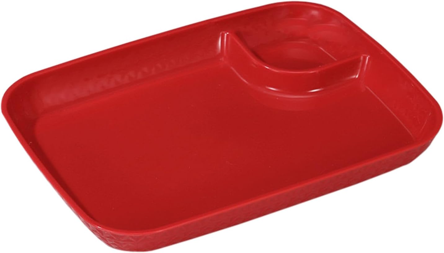 Chips and Dip Serving Platter Set, 4Pcs, 9.84'' x 7.24''