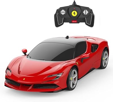 RASTAR Ferrari SF90 Stradale Remote Control Car, 118 Scale, Red