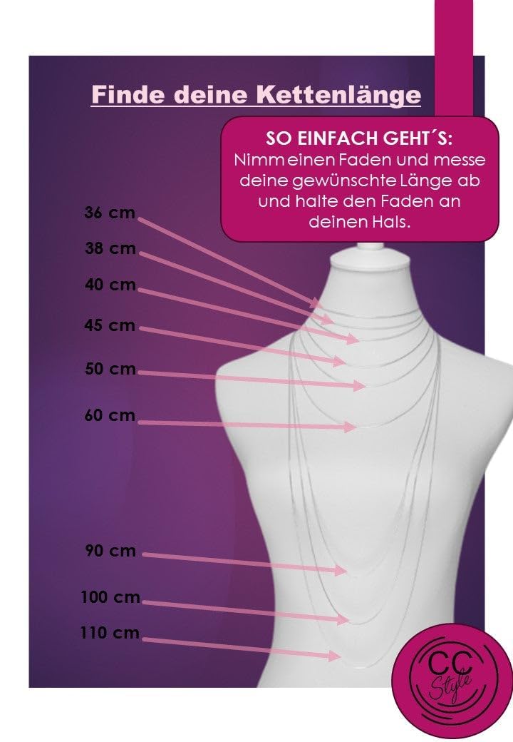 Schlangenkette - 925 Sterling Silber - mit Geschenkbox