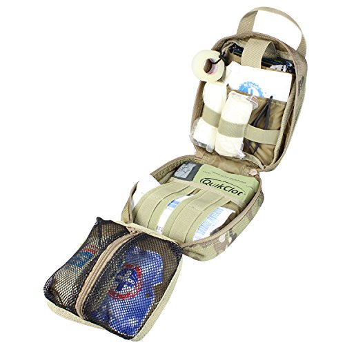 Poche EMT Condor Rip-Away rouge détachable avec fixation MOLLE