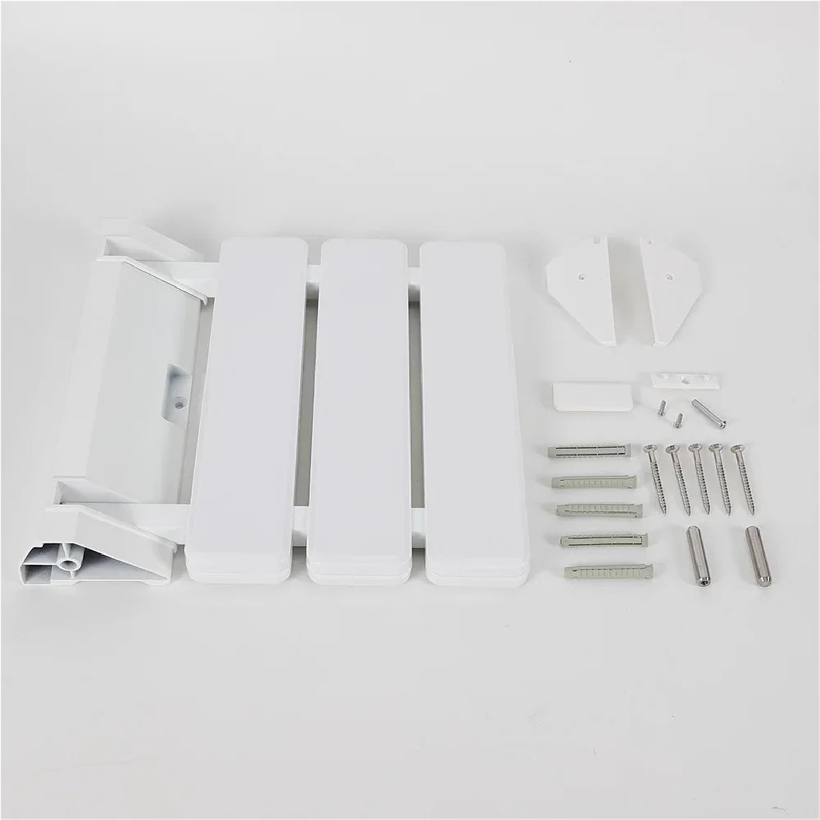 Asiento Ducha Pared Montada Silla Plegable for Asiento de Ducha | Con soporte plegable for baño montado en la pared, taburete que ahorra espacio