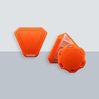 Vista 7 de Clips de visera de casco de fútbol de precisión. Se adapta a marcas de cascos para niños, jóvenes y adultos. Accesorios para protección de ojos