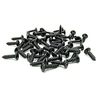 High-Quality Phillips Ovalhead Screws: These guitar pickguard screws are specially designed with a Phillips ovalhead shape, perfectly fitting countersunk pickguards and cover plates. Made from a durable metal alloy, they ensure a long-lasting and sec...